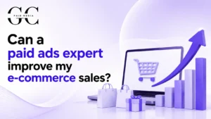 Laptop Screen & Showing of Ecommerce Growth
