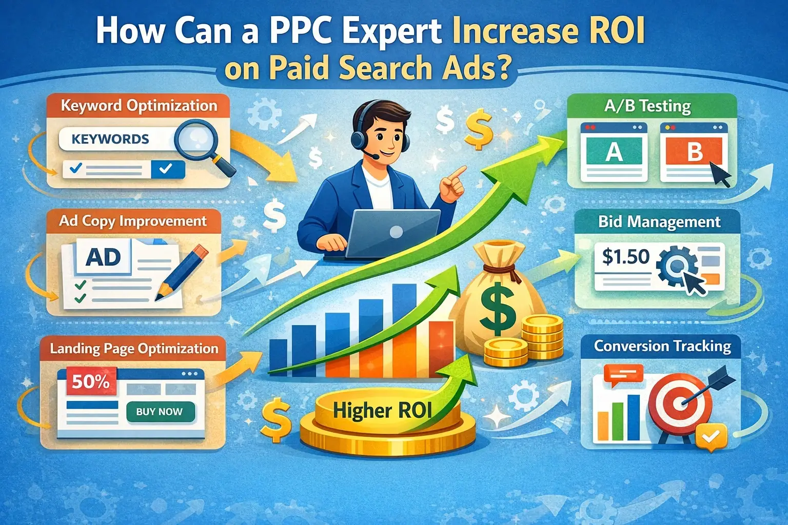 How Can a PPC Expert Increase ROI on Paid Search Ads