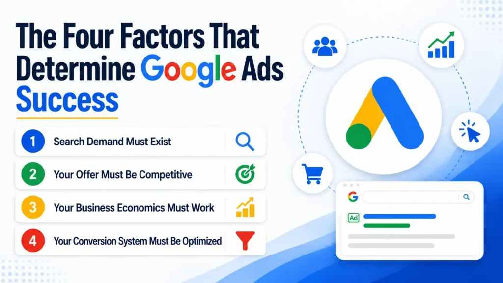 The Four Factors That Determine Google Ads Success